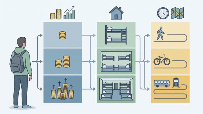 KYK yurt seçiminde bütçe, oda tipi ve üniversiteye uzaklık gibi temel kriterler.